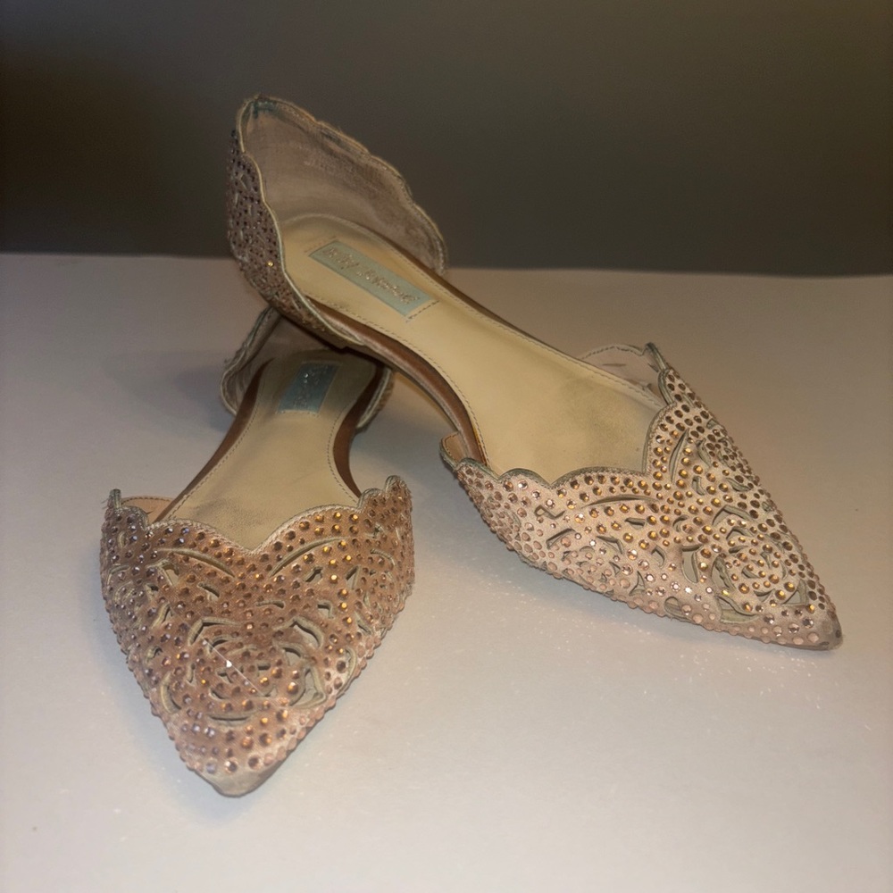 Betsey Johnson Lucy D’orsay Embellished Women's Flats